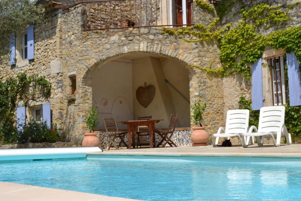 Maison D'Hotes Les Fougeres Mirmande Exteriör bild